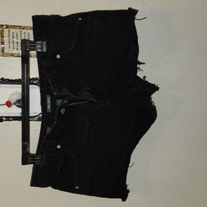 Booty shorts . Black. Sz 6. Wild fable .